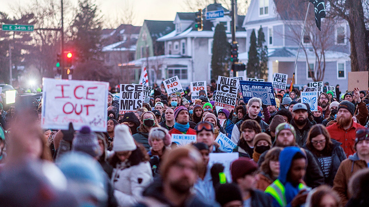 people protesting in Minnesota