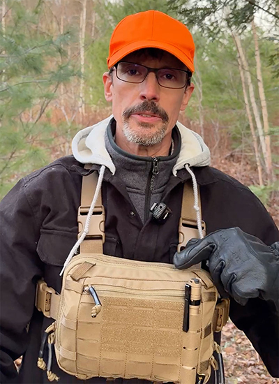 prepper press chest pack