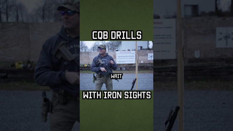 Try this next time you’re at the range! CQB drills with iron sights #cqb #military #tips