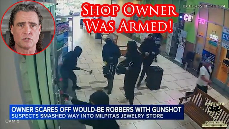 Jewelry Store Robbery Attempt Ends With Defensive Gunshot