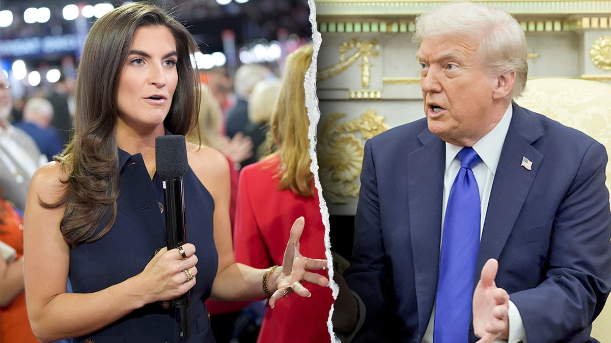 CNN's Kaitlan Collins and President Donald Trump