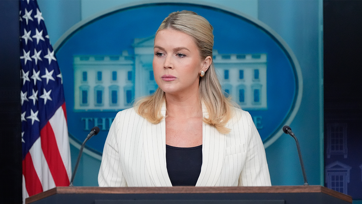 White House press secretary Karoline Leavitt