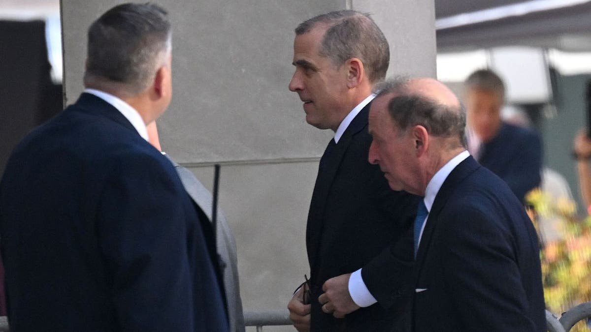 Hunter Biden arrives court