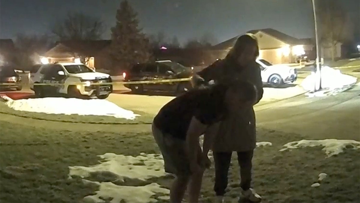 Caleb Flynn reacting to his wife’s death.