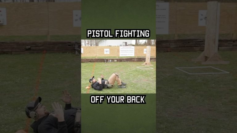 Pistol Fighting Off Your Back Like Special Forces #specialforces #training #military