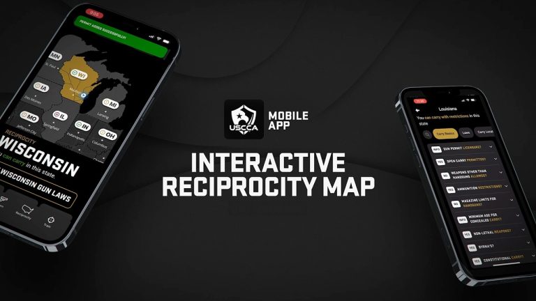 Free CCW Reciprocity Map and Gun Laws App by USCCA
