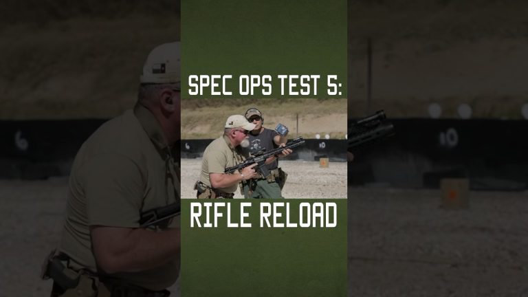 Spec Ops Test 5: Rifle Reload #shorts #training #military #specialops