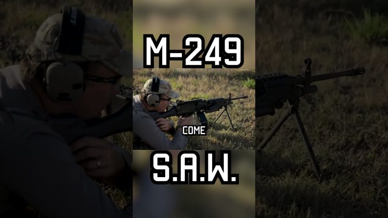 The M-249 S.A.W. is badass #shorts #m249 #military #specialforces #army