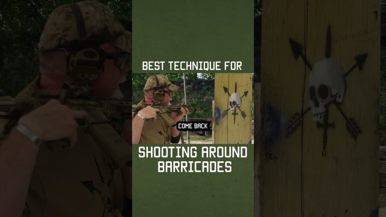 How to engage from behind barricades! #shorts #military #lawenforcement