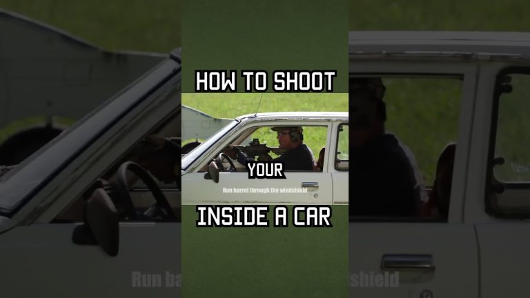 How To Shoot Inside A Car #shorts #car #military #tips