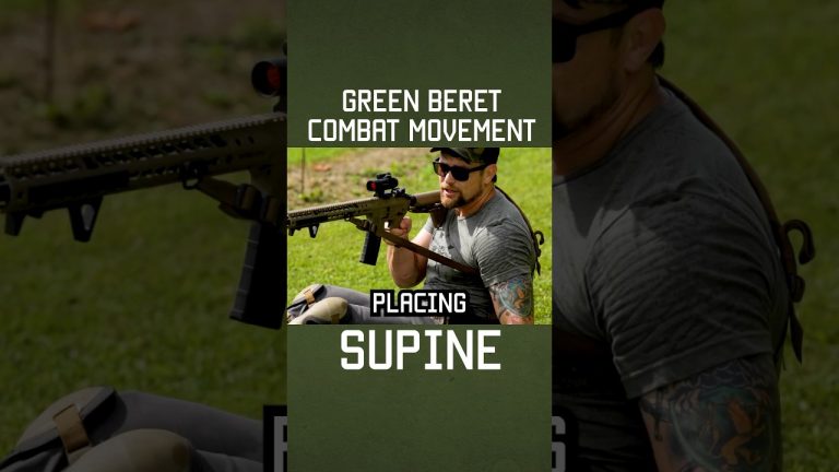 Green Beret Combat Movement: SUPINE #shorts #military #greenberet