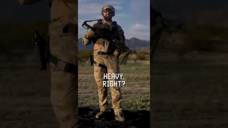 How To Shoot an LMG #shorts #military #specialforces