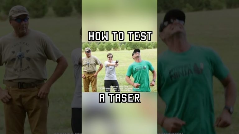 How To Test A Taser: Use a #navyseal