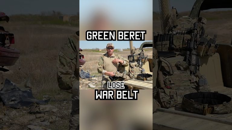 What’s in a Green Beret War Belt? #shorts #military #specialforces