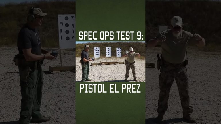 Spec Ops Test 9: Pistol El Prez #shorts #militaryeverything #specialforces