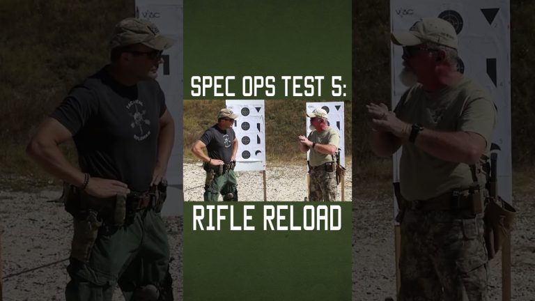 Spec Ops Test 5: Rifle Reload #shorts #military #specialforces #training #explore