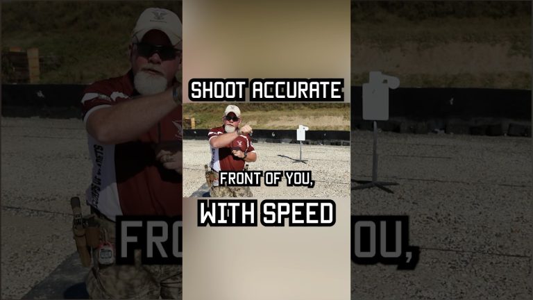 Shooting Your Pistol Accurately With Speed Made Easy #shorts #tips #military #lawenforcement
