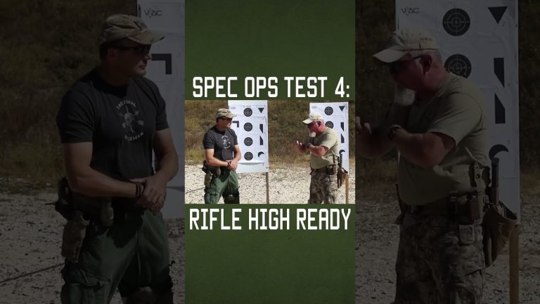 Spec Ops Test 4: Rifle High Ready #shorts #military #specialforces #training #explore