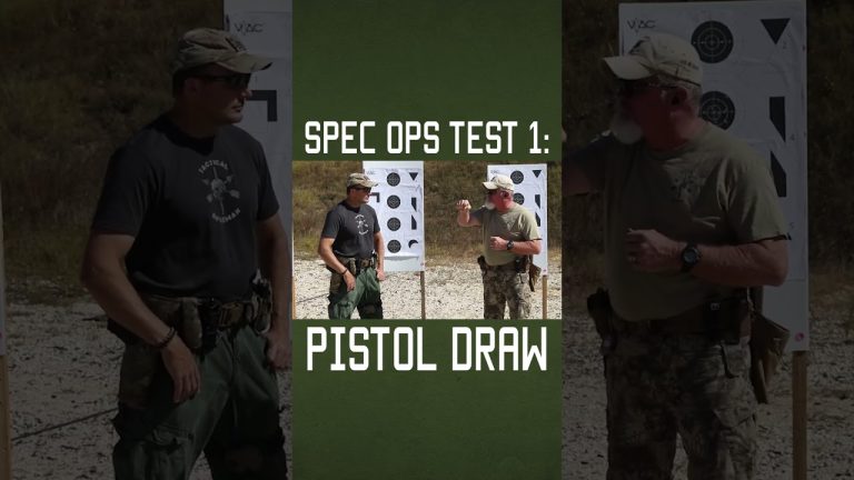 Spec Ops Test 1: Pistol Draw #shorts #military #specialforces #training #explore