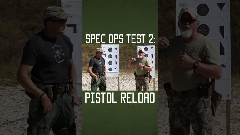 Spec Ops Test 2: Pistol Reload #shorts #military #specialforces #training #explore