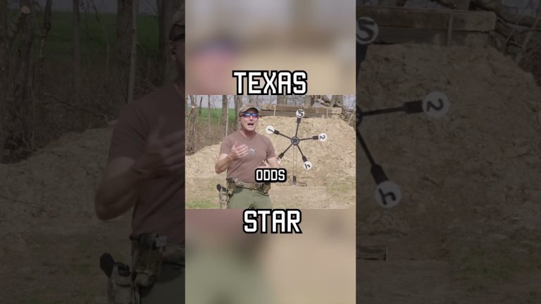 How To Shoot A Texas Star Target #shorts #training #specialforces