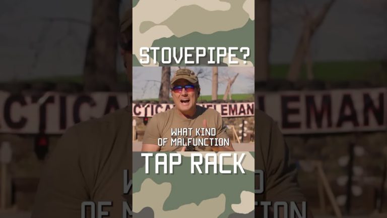 How to fix a “Stovepipe” on your pistol: TAP RACK #shorts #specialforces #tips #military