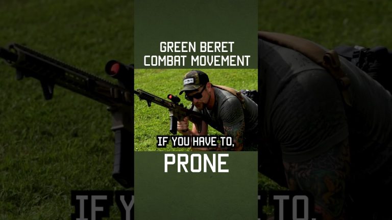 Green Beret Combat Movement: Prone #shorts #tips #military #specialforces