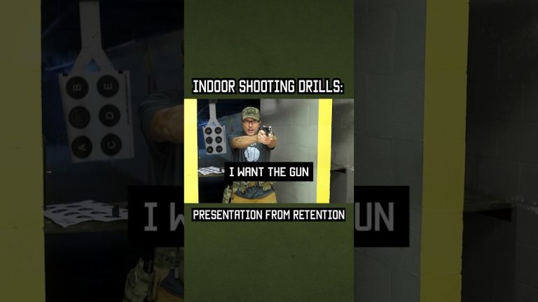 Indoor Shooting Drills you should try: Presentation For Retention #shorts #drill #military #training