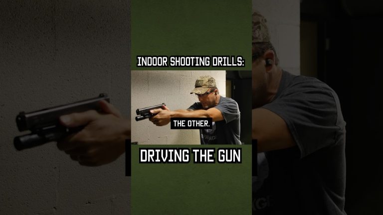 Indoor Shooting Drills you should try: Driving The Gun #shorts #drill #military #training