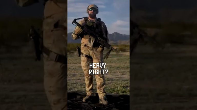 How to shoot an LMG for dummies #shorts #military #youtubeshorts #army #tips