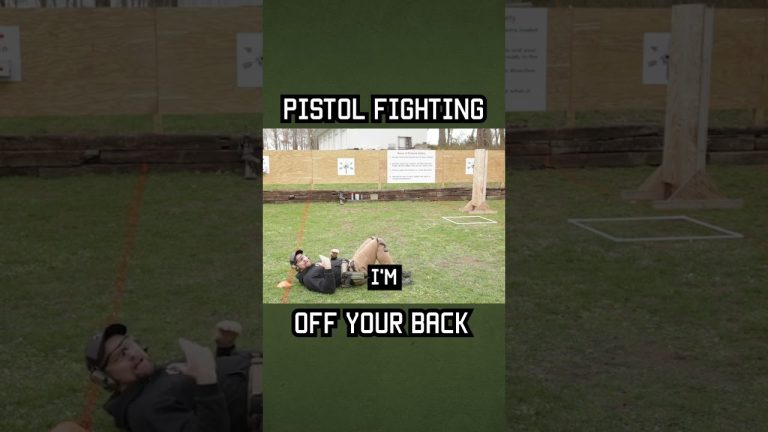 Pistol Fighting Off Your Back, the #specialforces way #shorts #youtubeshorts #military #tips