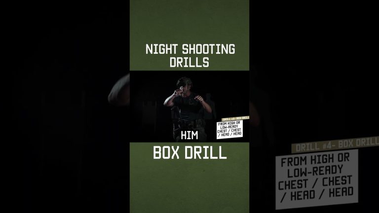 How To Do The BOX DRILL AT NIGHT # #militaryeverything #shorts #nightvision #specialforces