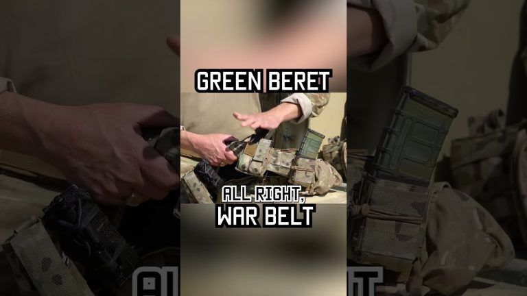 Special Forces Green Beret War Belt #shorts #specialforces #greenberet  #militaryeverything