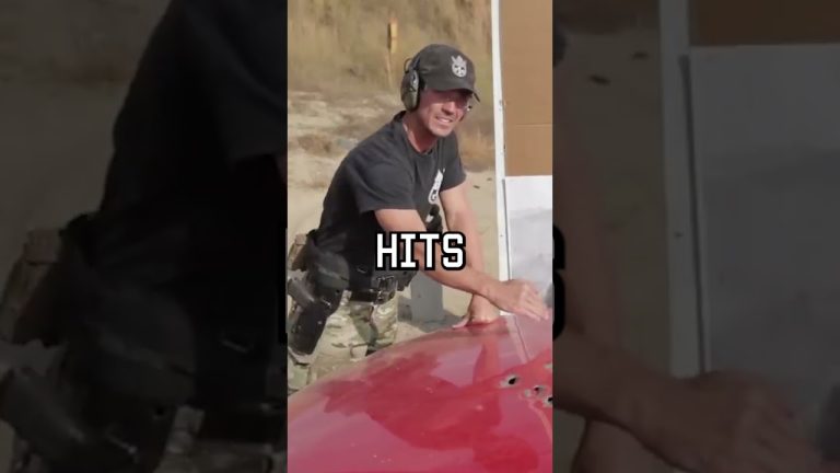 Here’s how bullets bounce off cars #car #military #shorts #science