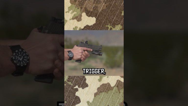 How To Use A Double-Action Pistol #shorts #training #military