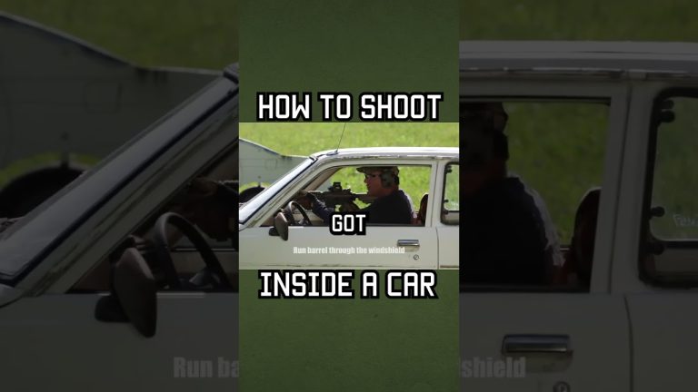 How To Shoot Safely Inside A Car #car #specialforces  #militaryeverything