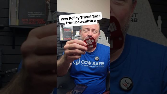 Pew Policies Travel Tags Put Every Airline’s Firearm Policy One Scan Away, and I’m Giving Away Four Sets