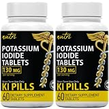 Nutri Potassium Iodide Tablets, 130mg - 120 Tablets (2 Pack)