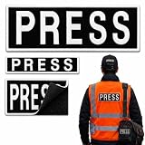 Bluyellow Press Media Embroidered Hook and Loop Tactical Patch 3 Pack