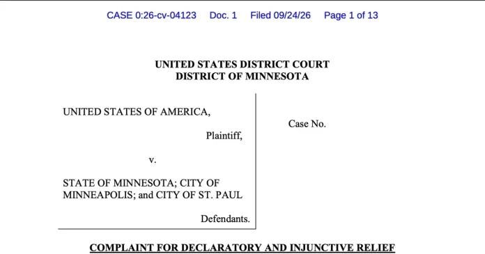 United States v. Minnesota: DOJ Sues the State, Minneapolis, and St. Paul in Federal Court Over 30-Day Handgun Waits That Stretch to Nearly 60